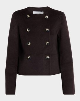 Proenza Schouler White Label Courtney Wool Double-Breasted Jacket