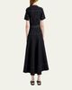 Proenza Schouler White Label Elizabeth Belted Midi Dress - 3