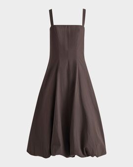 Proenza Schouler White Label Ella Cotton Bubble Midi Dress