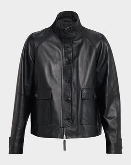 Proenza Schouler White Label Gio Lambskin Leather Jacket
