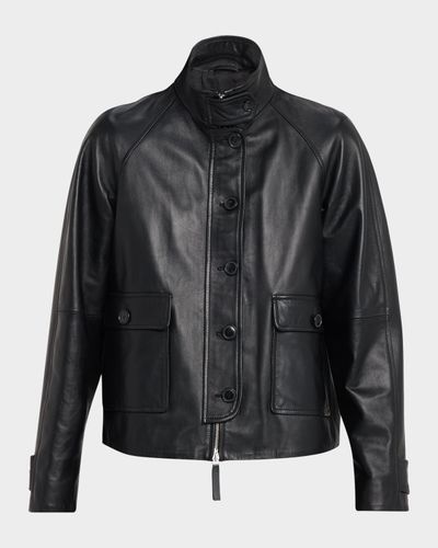 Proenza Schouler White Label Gio Lambskin Leather Jacket