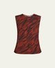 Proenza Schouler White Label Megan Sleeveless Printed Twill Top - 1