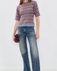 Proenza Schouler White Label Proenza Schouler White Label Dana Stripe Sweater Periwinkle Stripe - 5