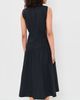 Proenza Schouler White Label Proenza Schouler White Label Loren Dress In Poplin Black - 3