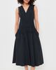 Proenza Schouler White Label Proenza Schouler White Label Loren Dress In Poplin Black - 5