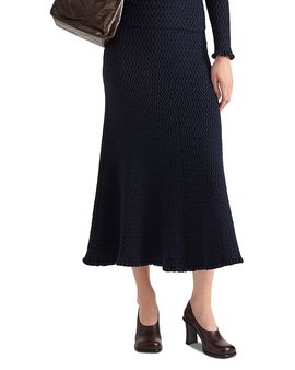 Proenza Schouler White Label Proenza Schouler White Label Magnolia Cotton Blend Knit Midi Skirt