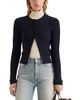 Proenza Schouler White Label Proenza Schouler White Label Marci Cotton Blend Crewneck Cardigan Sweater - 1