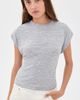 Proenza Schouler White Label Proenza Schouler White Label Reeva Tee Grey Melange - 2