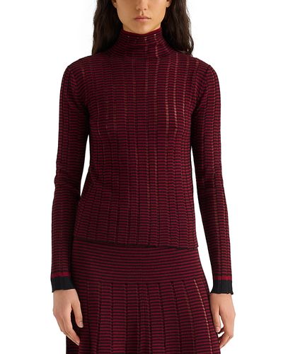 Proenza Schouler White Label Proenza Schouler White Label Stina Cotton & Merino Wool Turtleneck Top