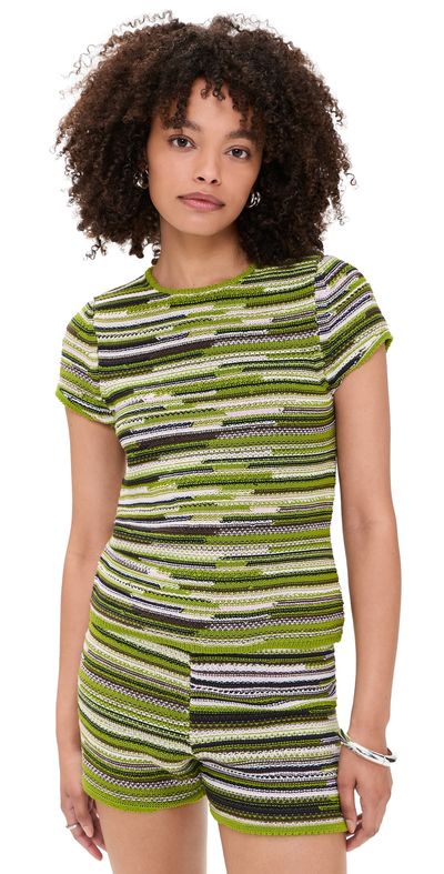 Proenza Schouler White Label Proenza Schouler White Label Veya Knit Tee Apple Multi