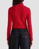 Proenza Schouler White Label Proenza Schouler White Label Women's Harriet Stretch Jacquard Turtleneck Top - 3
