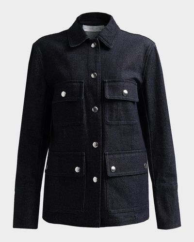 Proenza Schouler White Label Stella Stretch-Cotton Twill Jacket