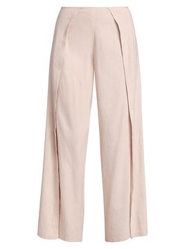 Proenza Schouler White Label Women's Calla Slub Linen-Blend Pants