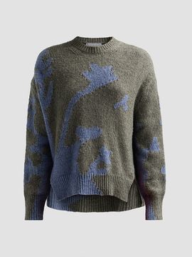 Proenza Schouler White Label Women's Cathy Abstract Rib-Knit Sweater