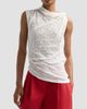 Proenza Schouler White Label Women's Circe Draped Floral Cotton-Blend Top - 4