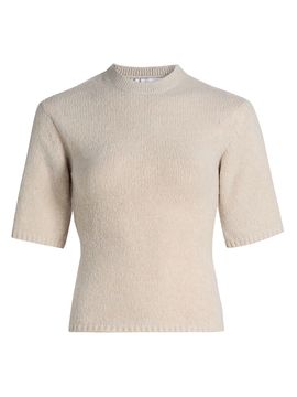 Proenza Schouler White Label Women's Dana Short-Sleeve Sweater