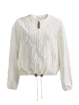 Proenza Schouler White Label Women's Madigan Jacqaurd Cotton Jacket