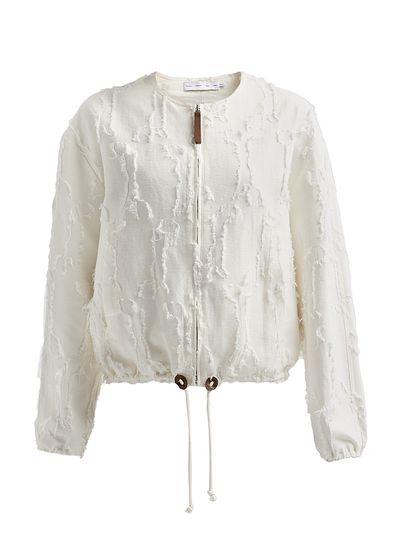 Proenza Schouler White Label Women's Madigan Jacqaurd Cotton Jacket