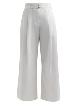Proenza Schouler White Label Women's Raver Poplin Crop Pants