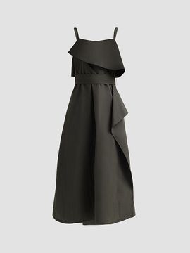 Proenza Schouler White Label Women's Reign Cotton-Blend Midi Dress