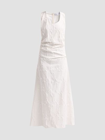 Proenza Schouler White Label Women's Violeta Gathered Jacquard Maxi Dress