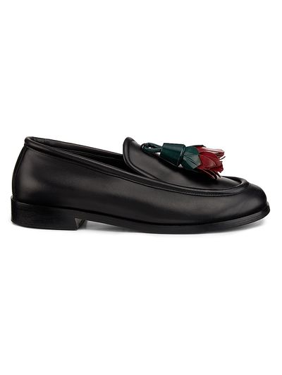 Proenza Schouler Women's Albers Rose-Tassel Leather Loafers