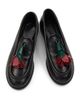 Proenza Schouler Women's Albers Rose-Tassel Leather Loafers - 4
