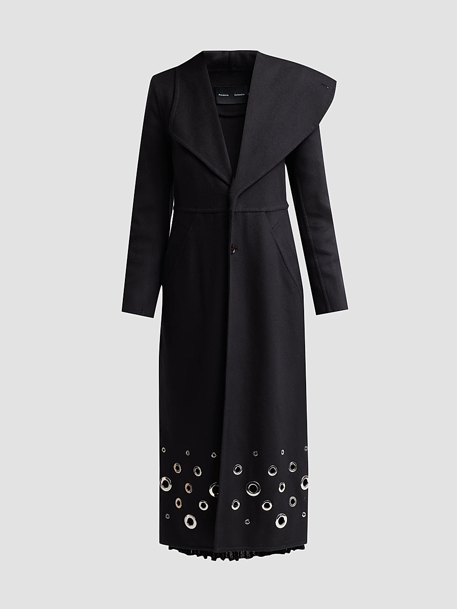 Proenza Schouler - Women's Alix Compact Melton Wool Coat