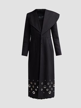 Proenza Schouler Women's Alix Compact Melton Wool Coat