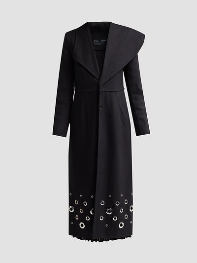 Proenza Schouler Women's Alix Compact Melton Wool Coat