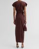 Proenza Schouler Women's Bettina Linen-Blend Draped Midi-Dress - 3