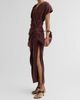 Proenza Schouler Women's Bettina Linen-Blend Draped Midi-Dress - 4