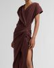 Proenza Schouler Women's Bettina Linen-Blend Draped Midi-Dress - 5