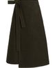 Proenza Schouler Women's Bodhi Bouclé Twill Wrap Skirt - 1