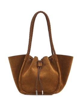 Proenza Schouler Women's Braided Large Suede Tote Bag