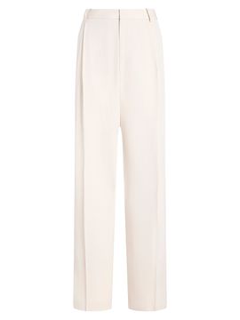 Proenza Schouler Women's Clementina Pleated-Front Wide-Leg Pants