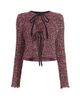 Proenza Schouler Women's Colette Popcorn-Stitch Front-Tie Cotton-Linen Top - 1