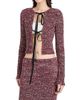 Proenza Schouler Women's Colette Popcorn-Stitch Front-Tie Cotton-Linen Top - 3