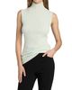 Proenza Schouler Women's Federica Micro Pleat Sleeveless Turtleneck Top - 3