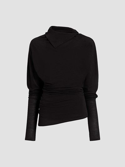 Proenza Schouler Women's Golda Gauzy Jersey Top