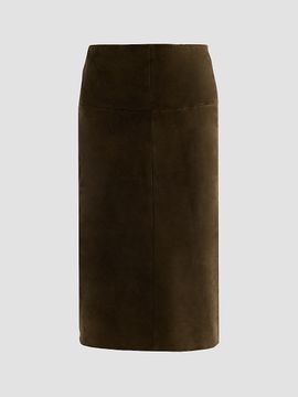 Proenza Schouler Women's Irine Suede Midi-Skirt