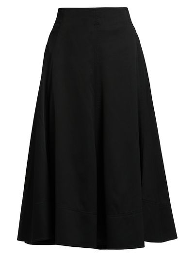 Proenza Schouler Women's Janan Cotton Sateen Midi-Skirt