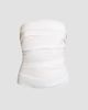 Proenza Schouler Women's Maisy Strapless Pleated Cotton Poplin Top - 1