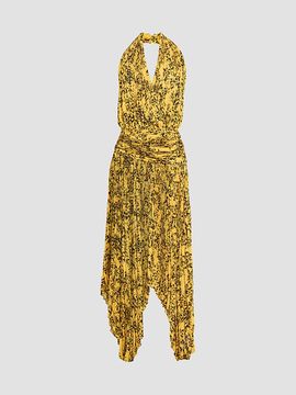 Proenza Schouler Women's Paulina Printed Pleated Midi Dress