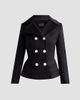 Proenza Schouler Women's Romane Wool-Blend Double-Breasted Jacket - 1