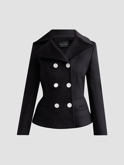 Proenza Schouler Women's Romane Wool-Blend Double-Breasted Jacket