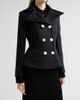 Proenza Schouler Women's Romane Wool-Blend Double-Breasted Jacket - 4
