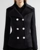 Proenza Schouler Women's Romane Wool-Blend Double-Breasted Jacket - 5