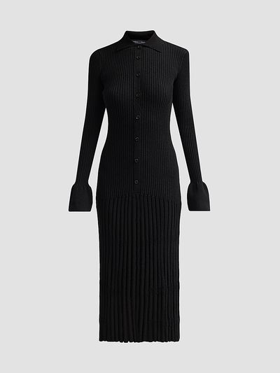 Proenza Schouler Women's Rosario Textured Merino Wool Midi Dress