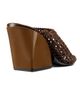 Proenza Schouler Women's Slant 70MM Crochet Wedge-Heel Mules - 3